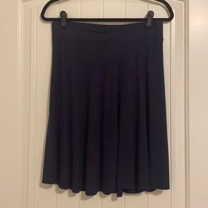 Loft Women’s Skirt Navy Blue -perfect condition
